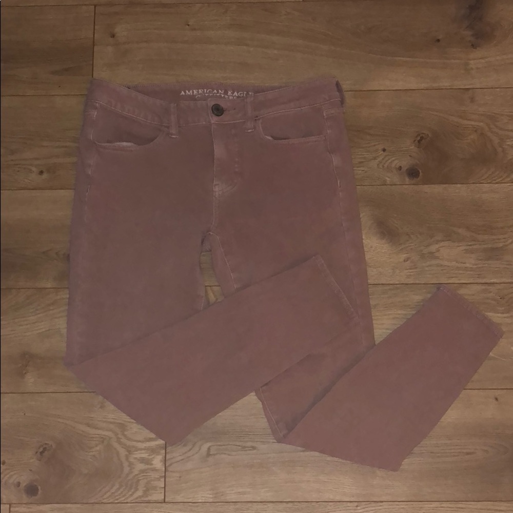 American eagle blush colored jegging
